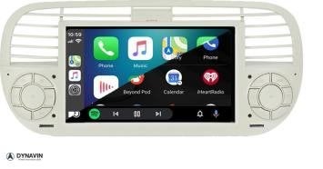 Apple carplay Navigatie fiat 500 2009 carkit android 15 64gb