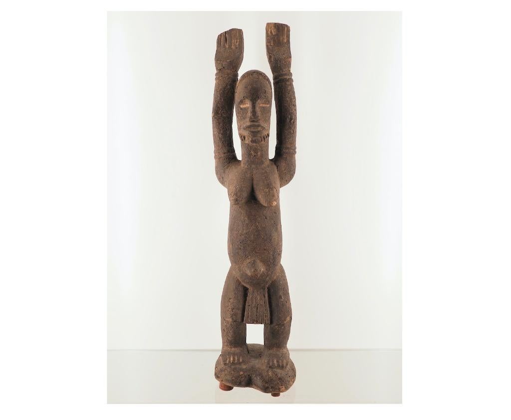 Oud en zeldzaam Tellem Dogon Beeld Mali 62cm (260110-21), Ophalen of Verzenden