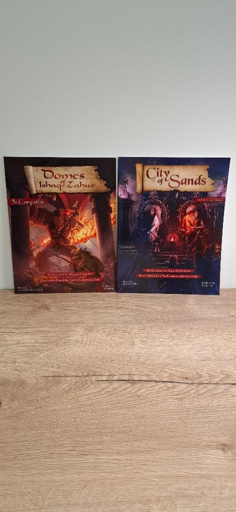 Domes of Ishaq-Zahur + City of Sands D&D 5e Adventure Books, Gebruikt, 2CGaming:, Onbekend, Overige soorten