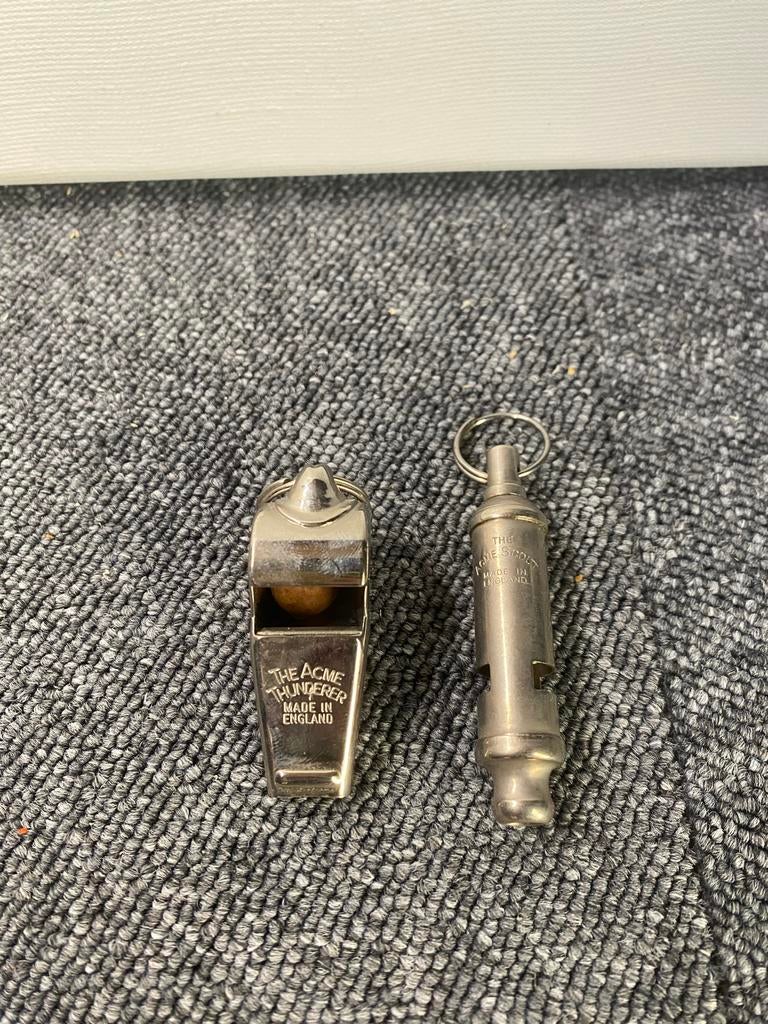 Vintage Acme fluitjes - The Thunderer & The Scout, Ophalen of Verzenden