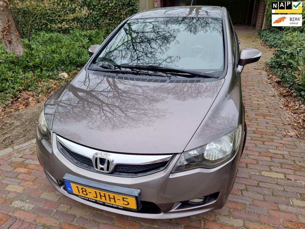 Honda Civic 1.3 Hybrid Zwart Leder EXPORT/HANDEL, Auto's, Honda, Gebruikt, Bedrijf, Hybride Elektrisch/Benzine, 22 km/l