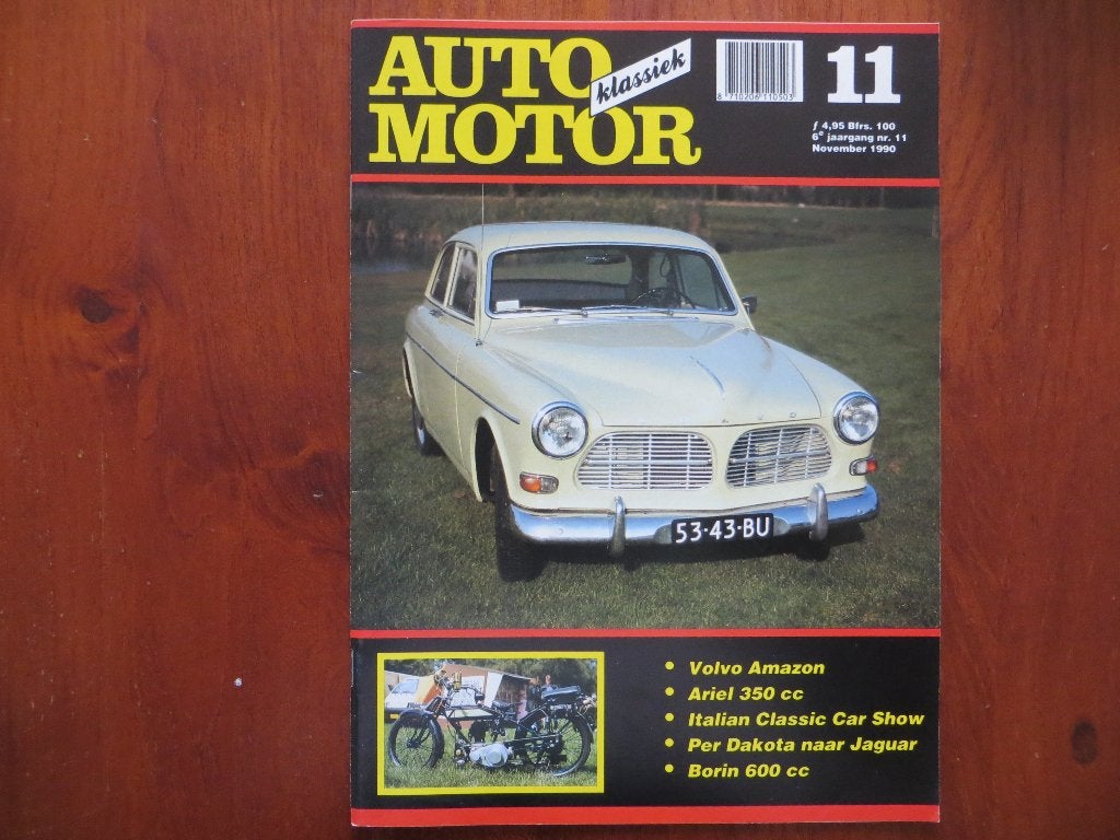 Auto Motor Klassiek 11 1990 Volvo Amazon, Ariel 350 cc, Ophalen of Verzenden, Nieuw, Volvo