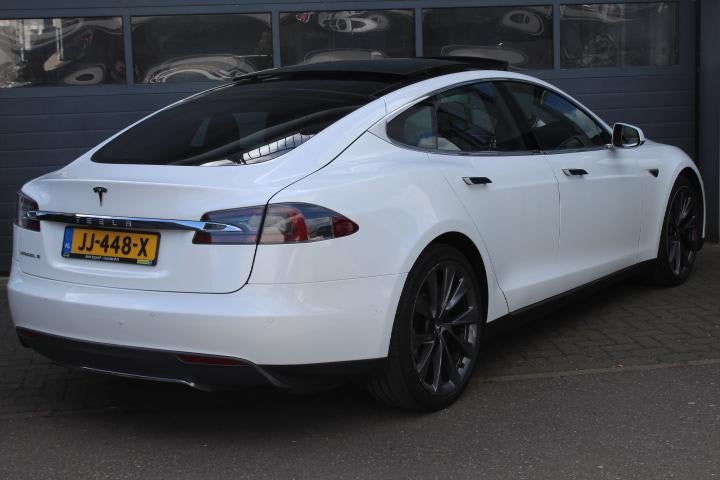 Tesla Model S 85D Performance 700pk Panoramadak, leder, 21 i, Gebruikt, Zwart, Model S, 2084 kg