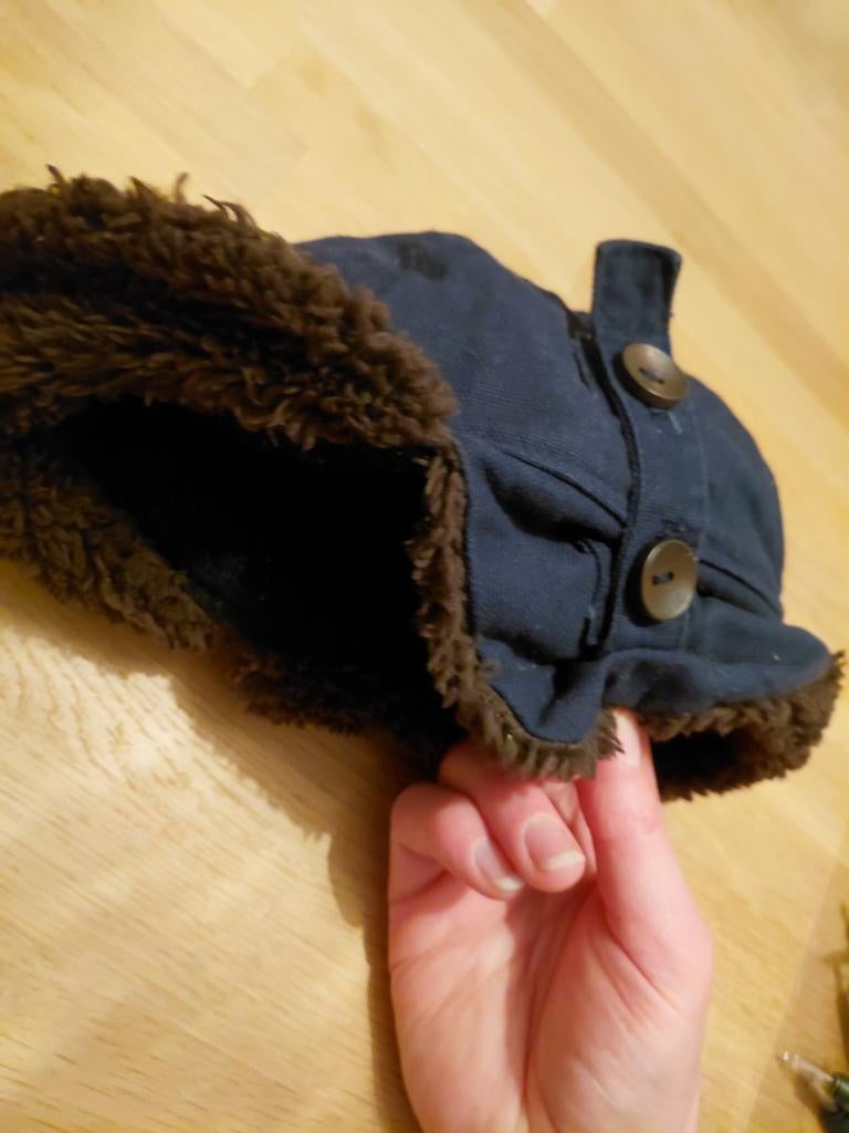 Hema warme baby muts en barts handschoenen, Ophalen of Verzenden, Zo goed als nieuw, Jongetje, Muts