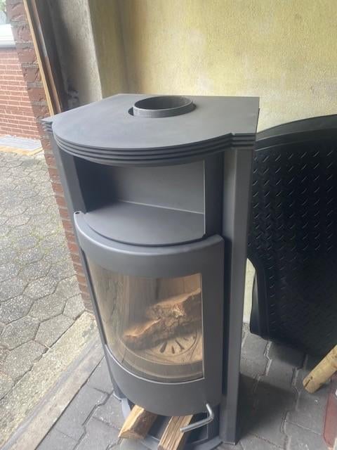 Prachtige Jydepejsen Houtkachel 8 kw., Huis en Inrichting, Kachels, Ophalen, Houtkachel, Zo goed als nieuw, Vrijstaand
