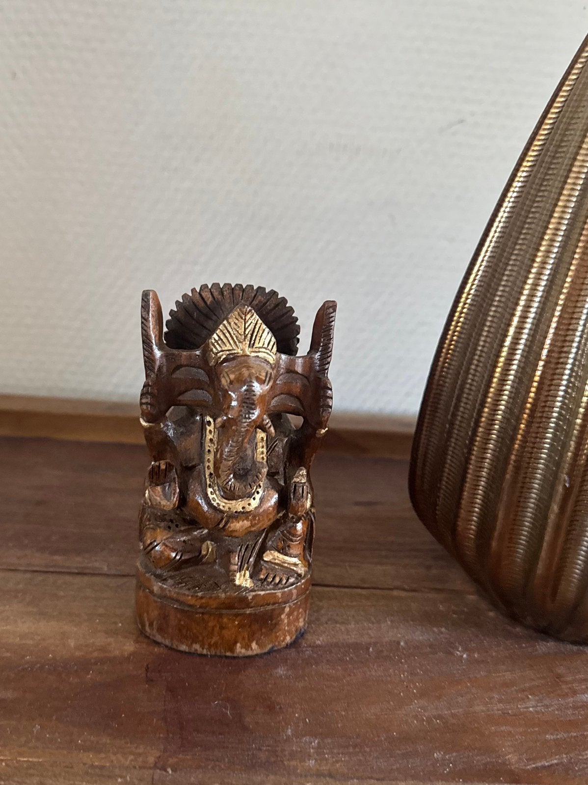 Houtsnijwerk uit India Ganesha, Ophalen of Verzenden, Zo goed als nieuw