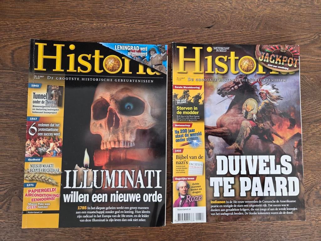 8x Historia magazine - Wetenschap in Beeld, Ophalen of Verzenden, Gelezen, Wetenschap en Natuur