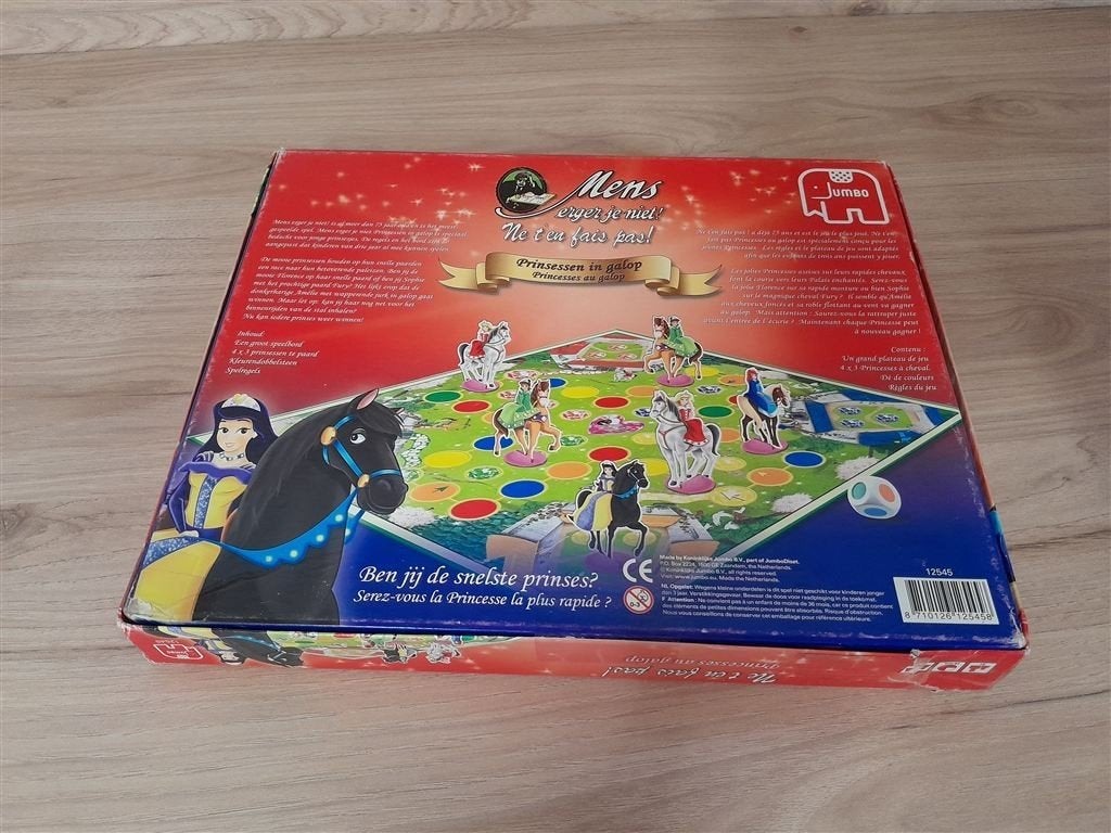 Mens erger je niet - disney prinsessen in galop - s4683, Verzenden, Zo goed als nieuw
