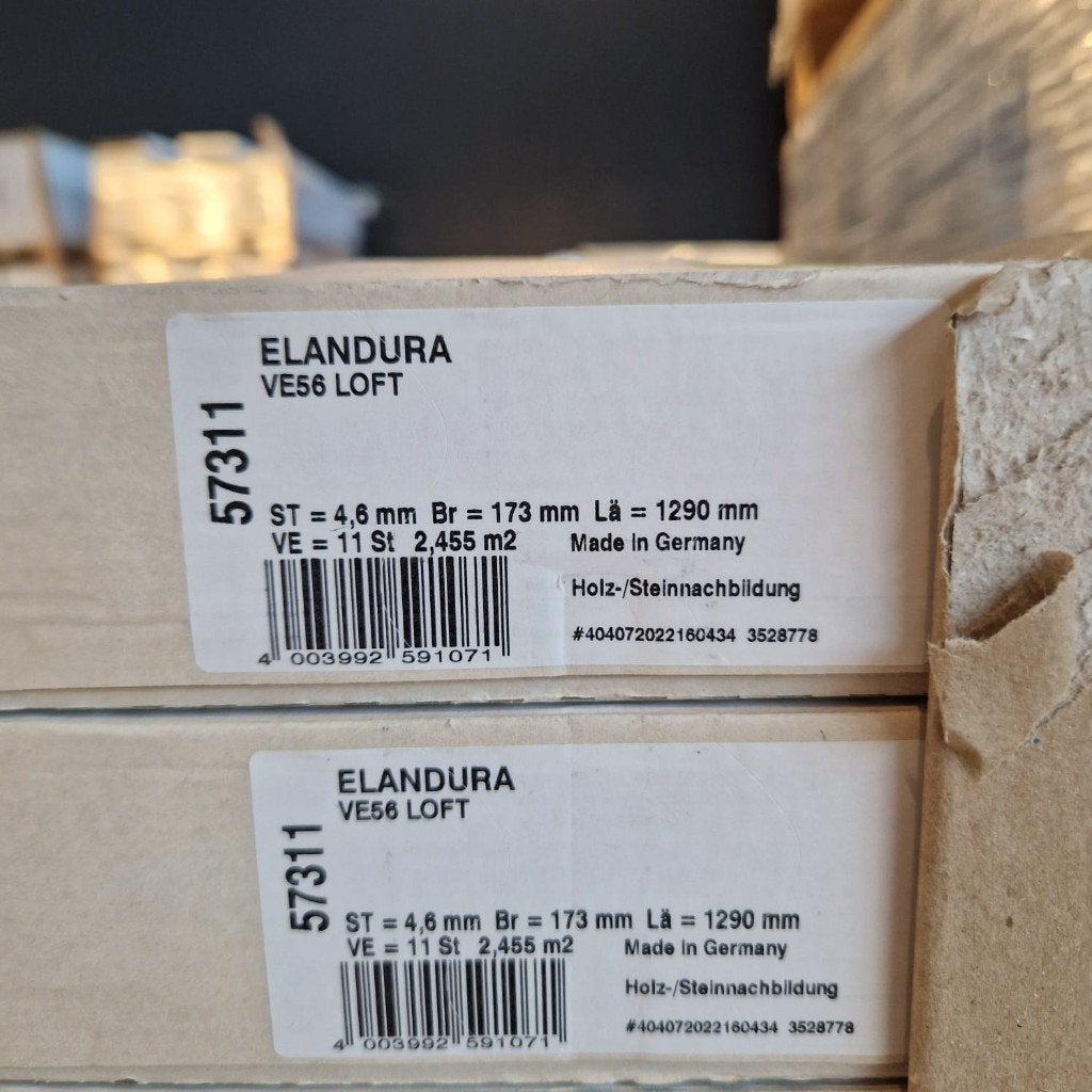 Direct ophalen | Elandura | Pallet uitverkoop PVC klik, Huis en Inrichting, Ophalen, Elandura, PVC klik, 75 m² of meer