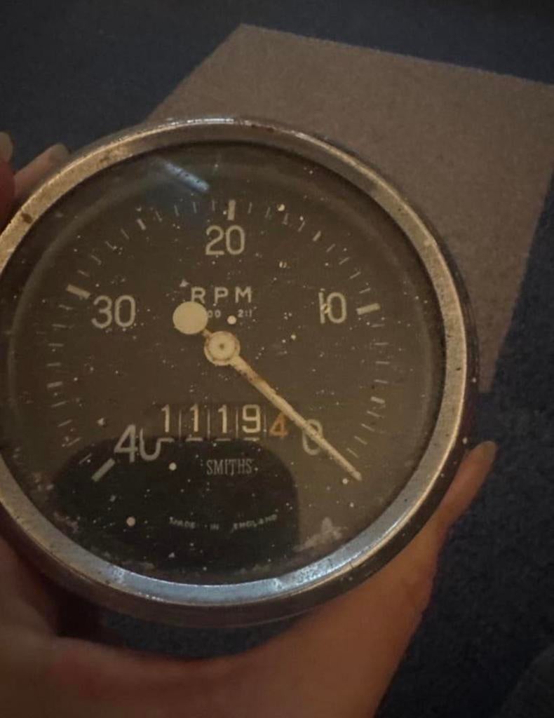 Vintage Smiths Toerenteller - Klassieke Onderdeel, Ophalen of Verzenden, Gebruikt, Motor en Techniek