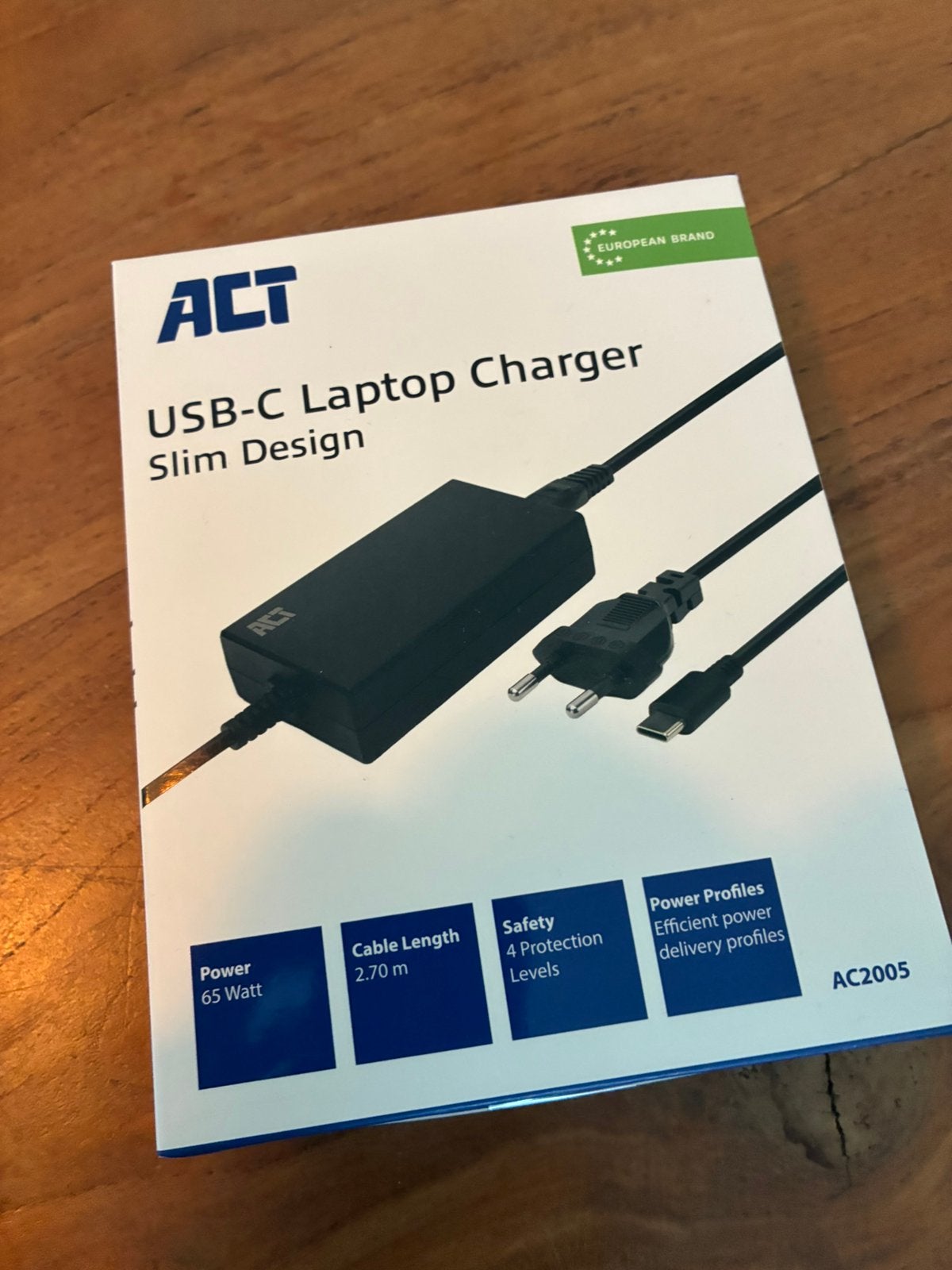 Usb C laptop oplader nieuw in ongeopende doos., Ophalen of Verzenden, Nieuw