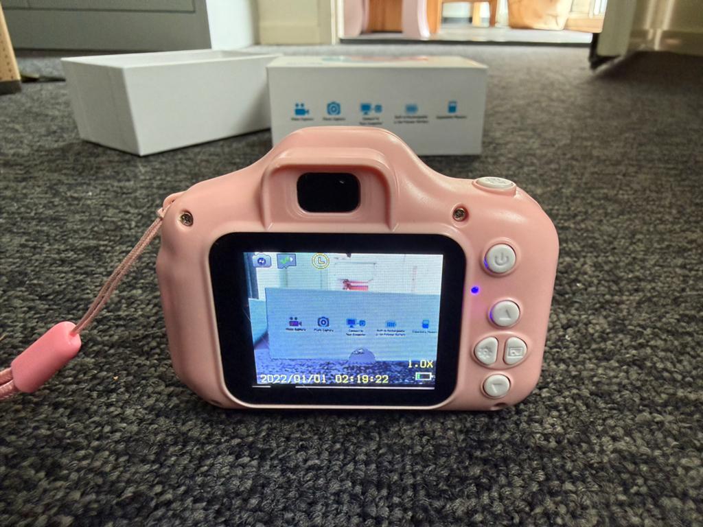 Roze Compacte Digitale Camera voor Kinderen, Ophalen, Gebruikt, Meisje