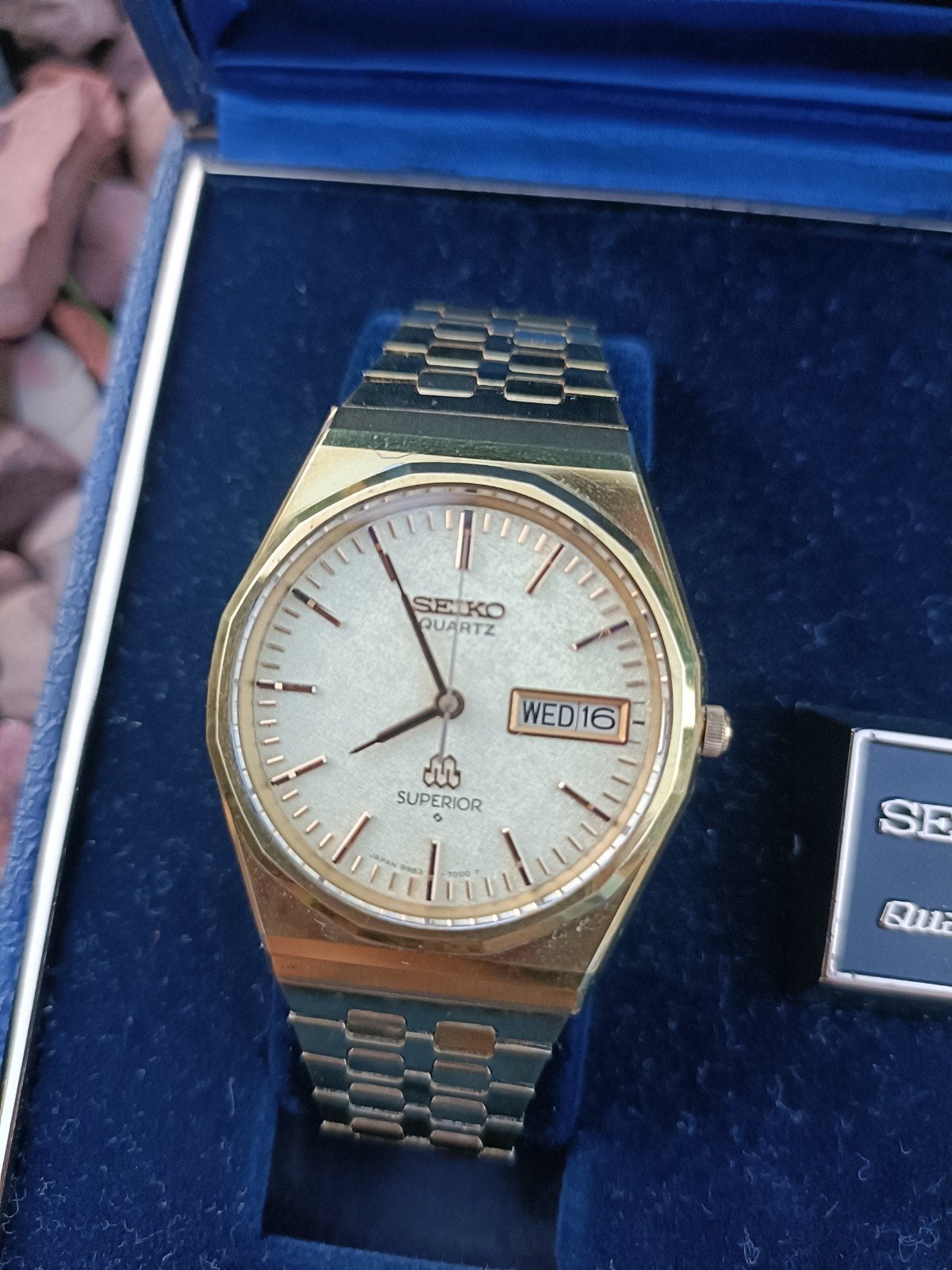 Seiko Superior Twin Quartz DD Date Nr.9983-7000 Zie Fotos, Ophalen of Verzenden, Nieuw, IOS, Seiko