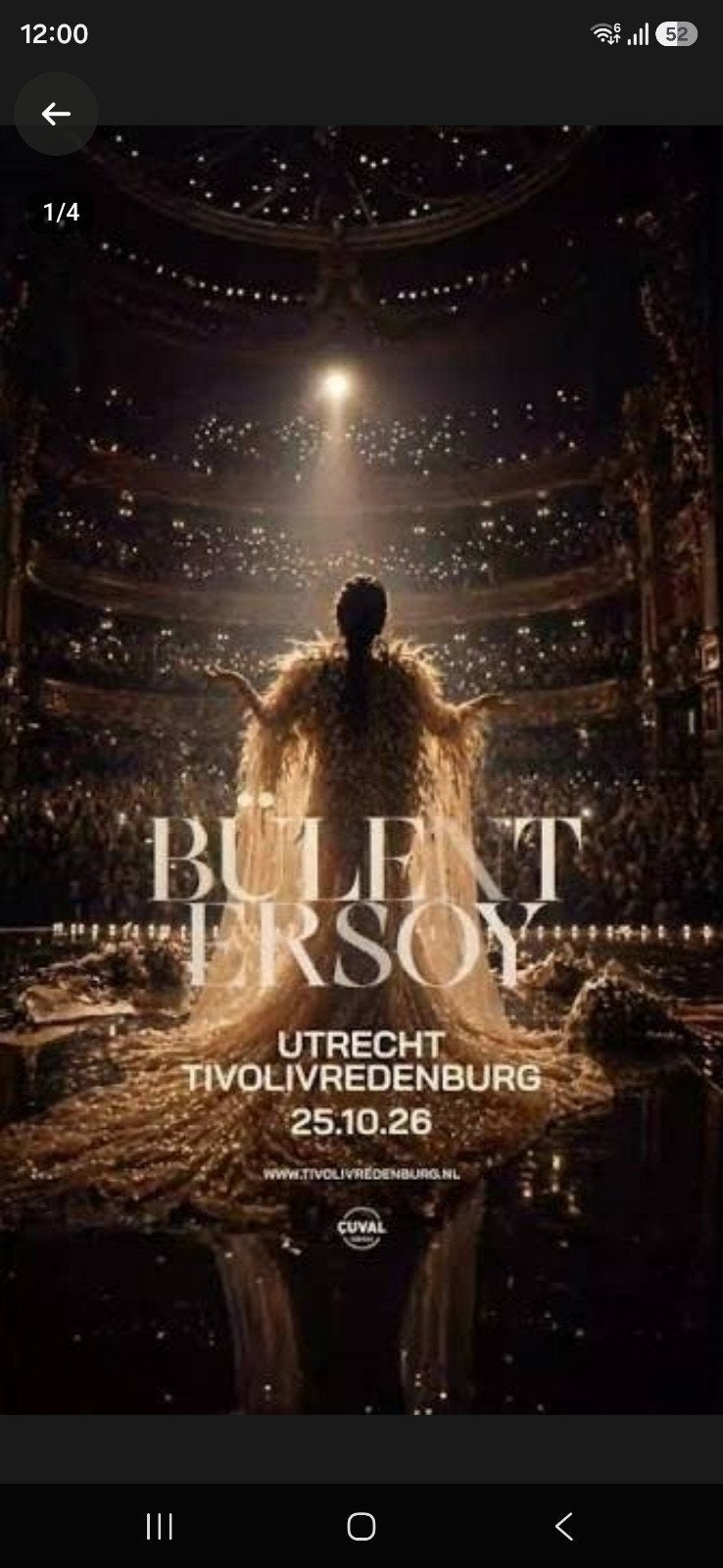 Bülent Ersoy Live in Concert 25/10/2026 Utrecht, Tickets en Kaartjes, Twee personen, Oktober