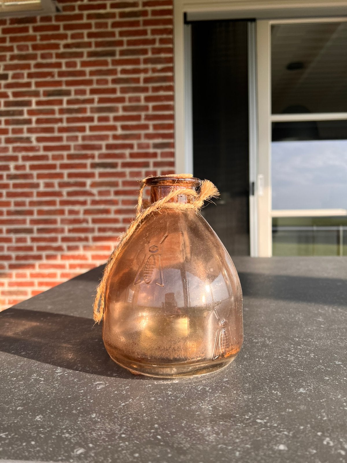 Wespenvanger van mooi gekleurd glas, Verzenden, Zo goed als nieuw
