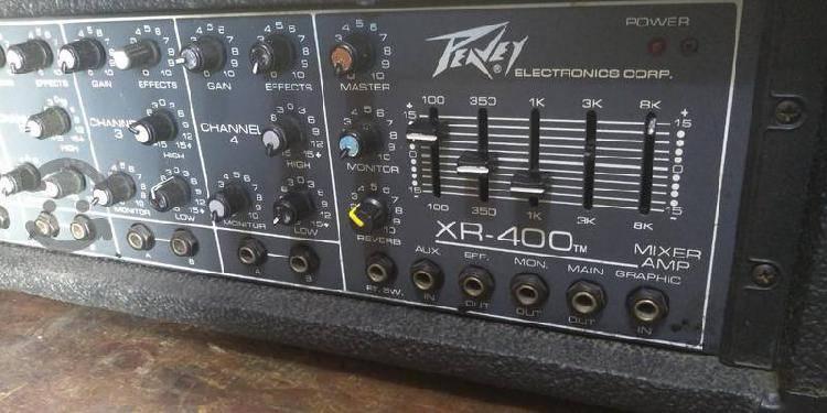 Versterker/mixer Peavey XR-400, Ophalen of Verzenden, Gebruikt, Minder dan 500 watt