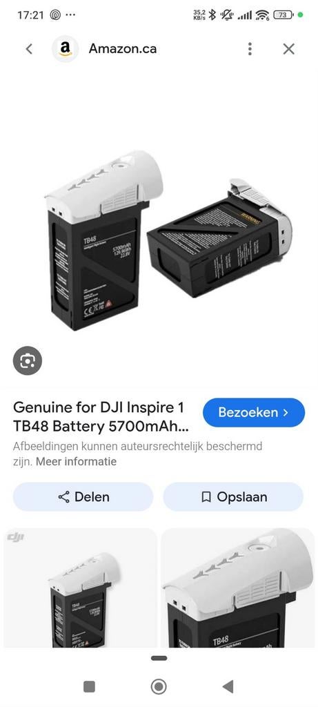 Gezocht DJI Inspire 1 TB48 of TB47 Accu, Audio, Tv en Foto, Drones, Ophalen of Verzenden
