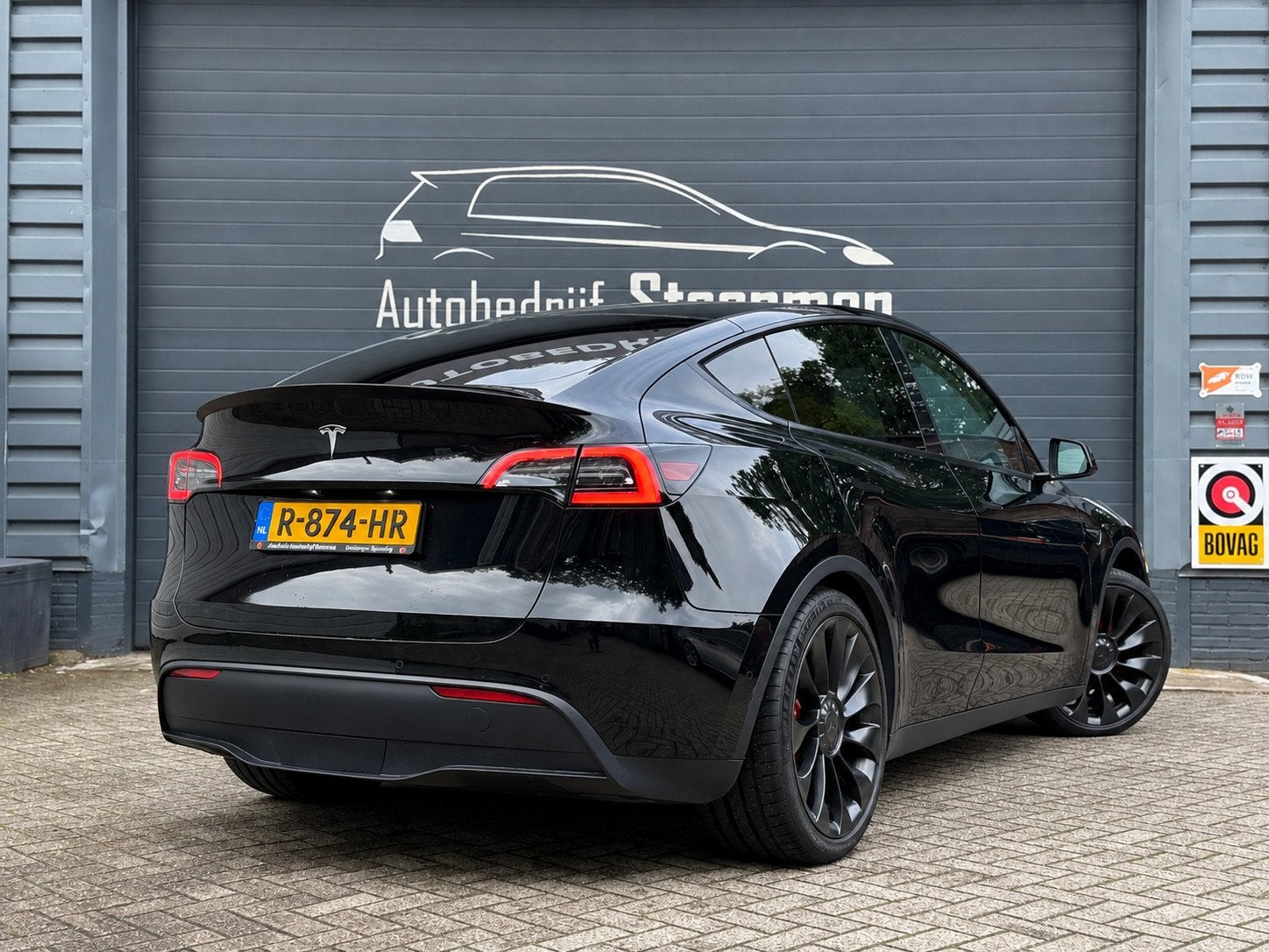 Tesla Model Y Performance AWD 75 kWh | 21" Turbine | Track, Auto's, Automaat, Dealer onderhouden, Gebruikt, Zwart
