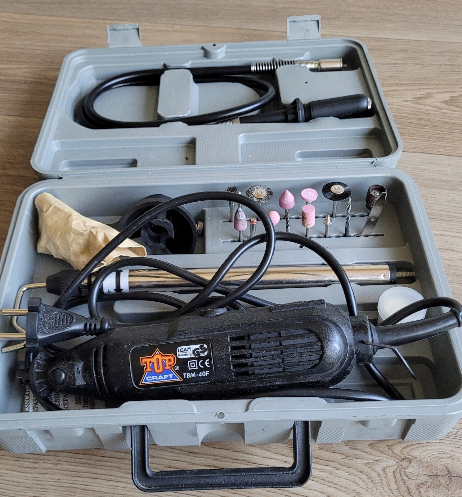 Top Craft TBM-40F Roterende Multitool met Accessoires, Ophalen of Verzenden, Gebruikt