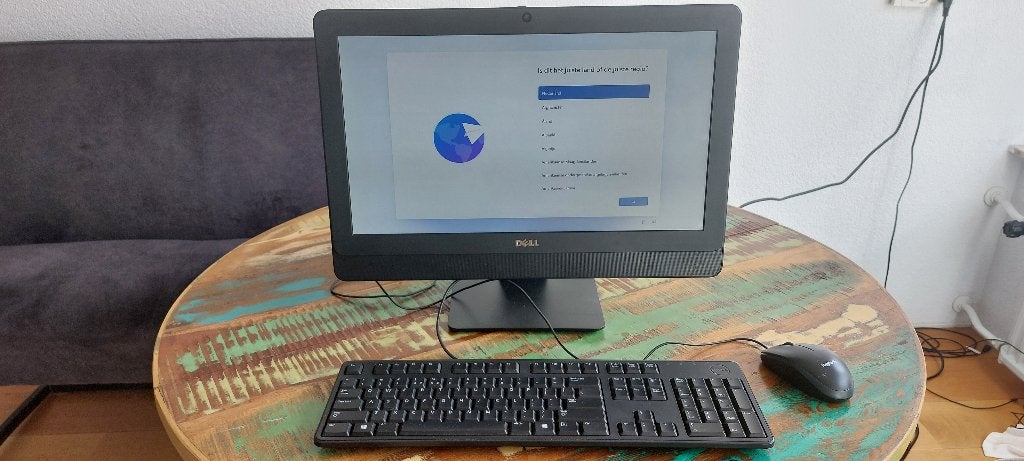 Dell Optiplex all-in-one computer, Computers en Software, Ophalen, Zo goed als nieuw, SSD