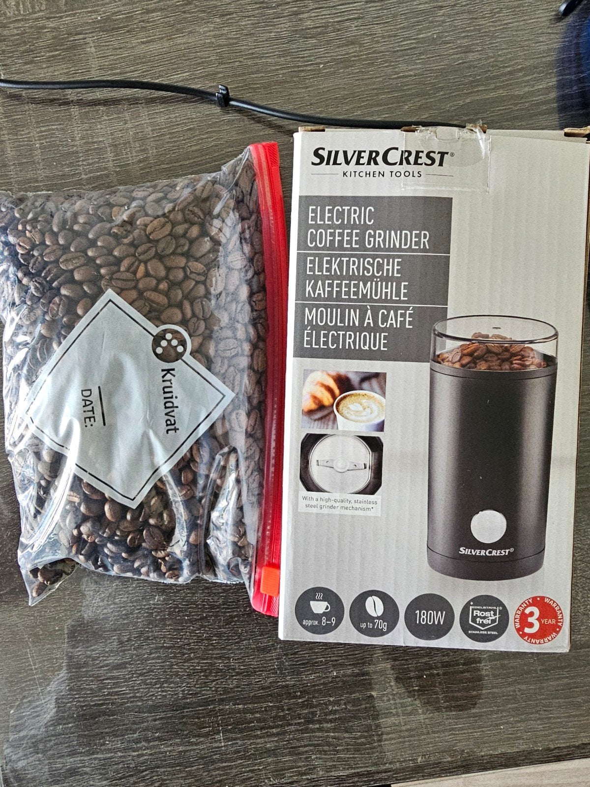 Electric coffee grinder, Ophalen, Zo goed als nieuw