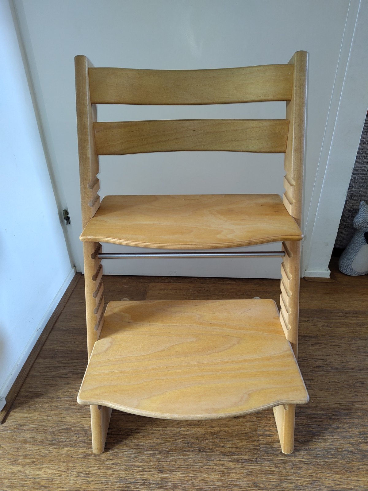 Limited Edition Stokke Stoel met handtekening Peter Opsvik, Ophalen, Gebruikt, Meegroeistoel, Aanschuifbaar