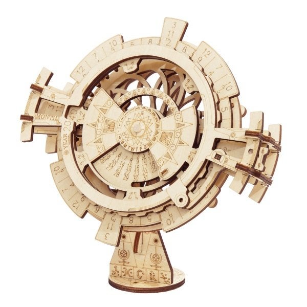 Robotime Perpetual Calendar LK201 Bouwpakket Nieuw, ROKR, Gebouwen, Nieuw, Meerkleurig