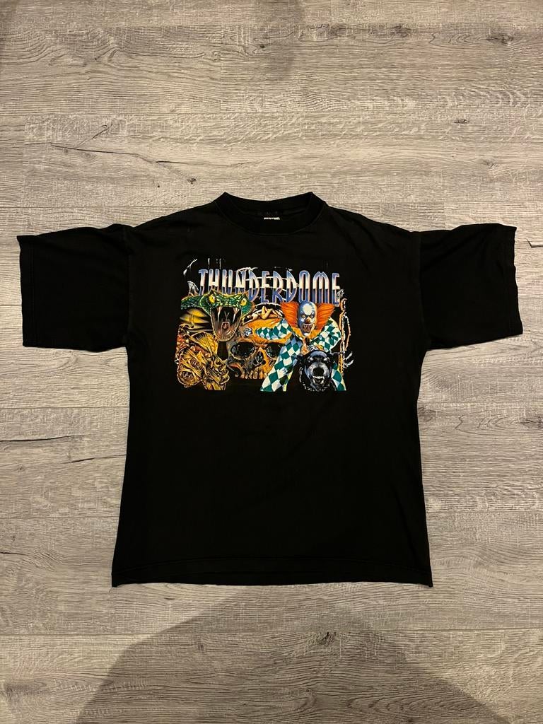 Thunderdome the best of ‘95 shirt, Kleding | Heren, T-shirts, Ophalen of Verzenden, Zo goed als nieuw, Maat 56/58 (XL), Zwart