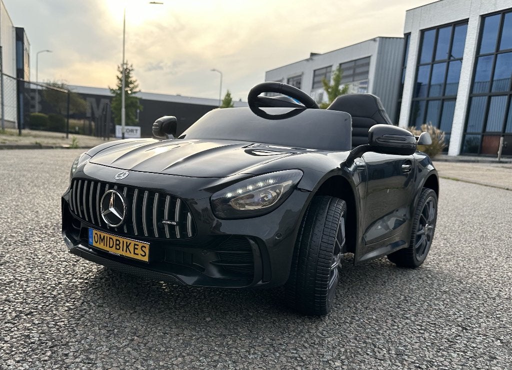 Mercedes-Benz GT-R AMG zwart 12V Afstandsbediening, MP3, AUX, Ophalen of Verzenden, Nieuw