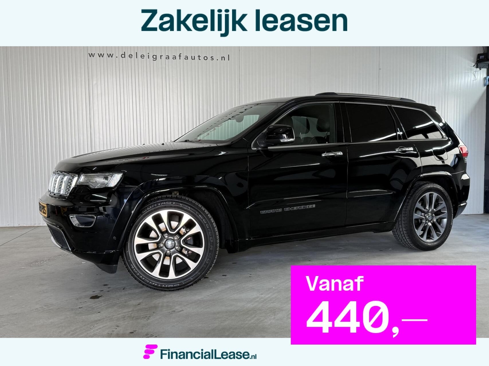 Jeep Grand Cherokee 3.0 CRD Overland grijs kenteken, 2307 kg, 3325 kg, Bedrijf, Diesel