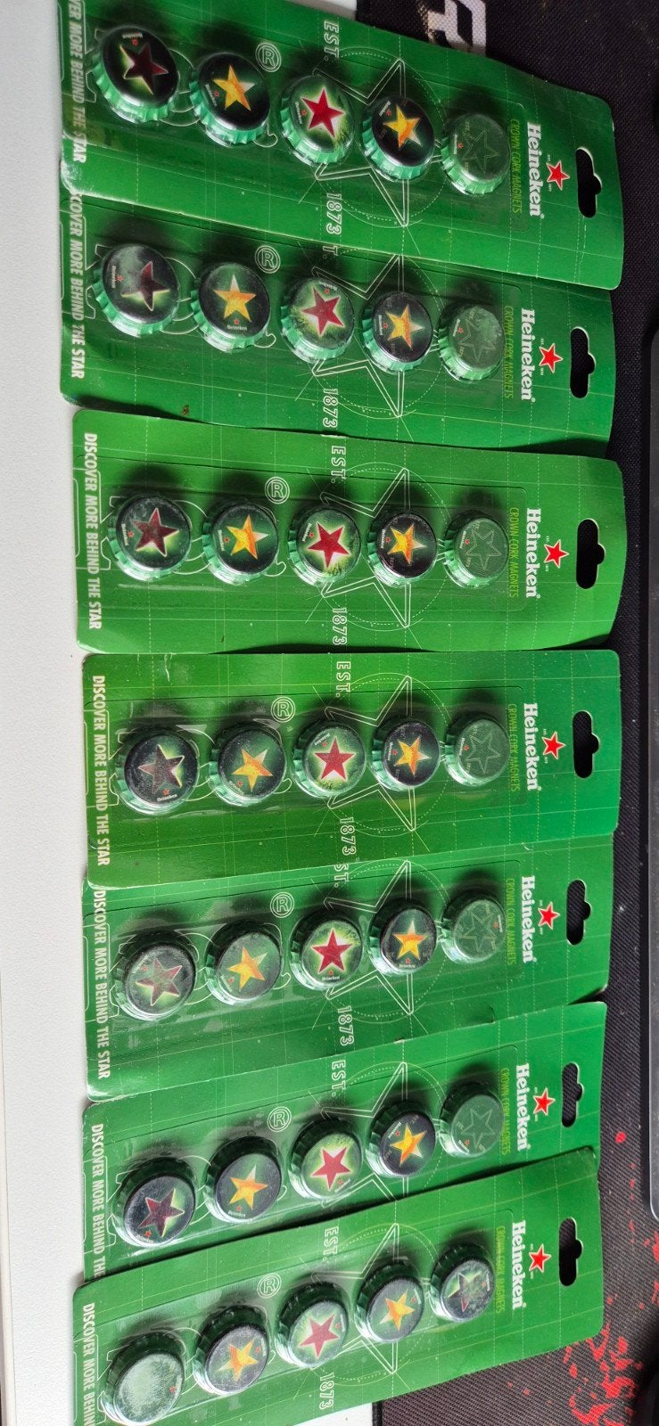 Heineken Magneetjes - Crown Cork Magnets, Ophalen of Verzenden, Nieuw