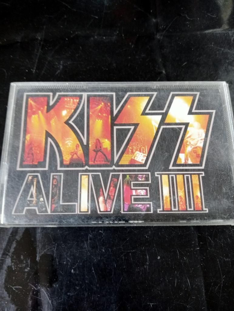 KISS Alive III Cassette Tape - Rock & Metal Klassieker, Cd's en Dvd's, 1 bandje, Ophalen of Verzenden, Zo goed als nieuw, Origineel