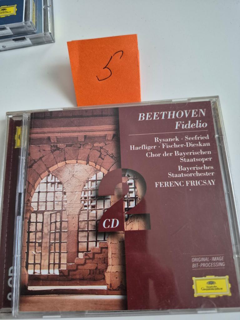 Beethoven Fidelio CD - Ferenc Fricsay - Klassieke Opera, Ophalen of Verzenden, Romantiek, Gebruikt, Opera of Operette