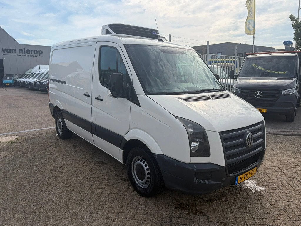 Volkswagen Crafter 2.5TDI L1H1 Koelwagen +220V Stekker Carri, Auto's, Bestelauto's, Euro 5, Gebruikt, Volkswagen, Wit