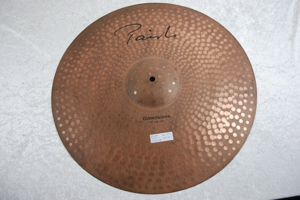 Paiste Dimensions Signature dry ride 2514gr 20 inch, Gebruikt, ., Drums of Percussie, Ophalen of Verzenden