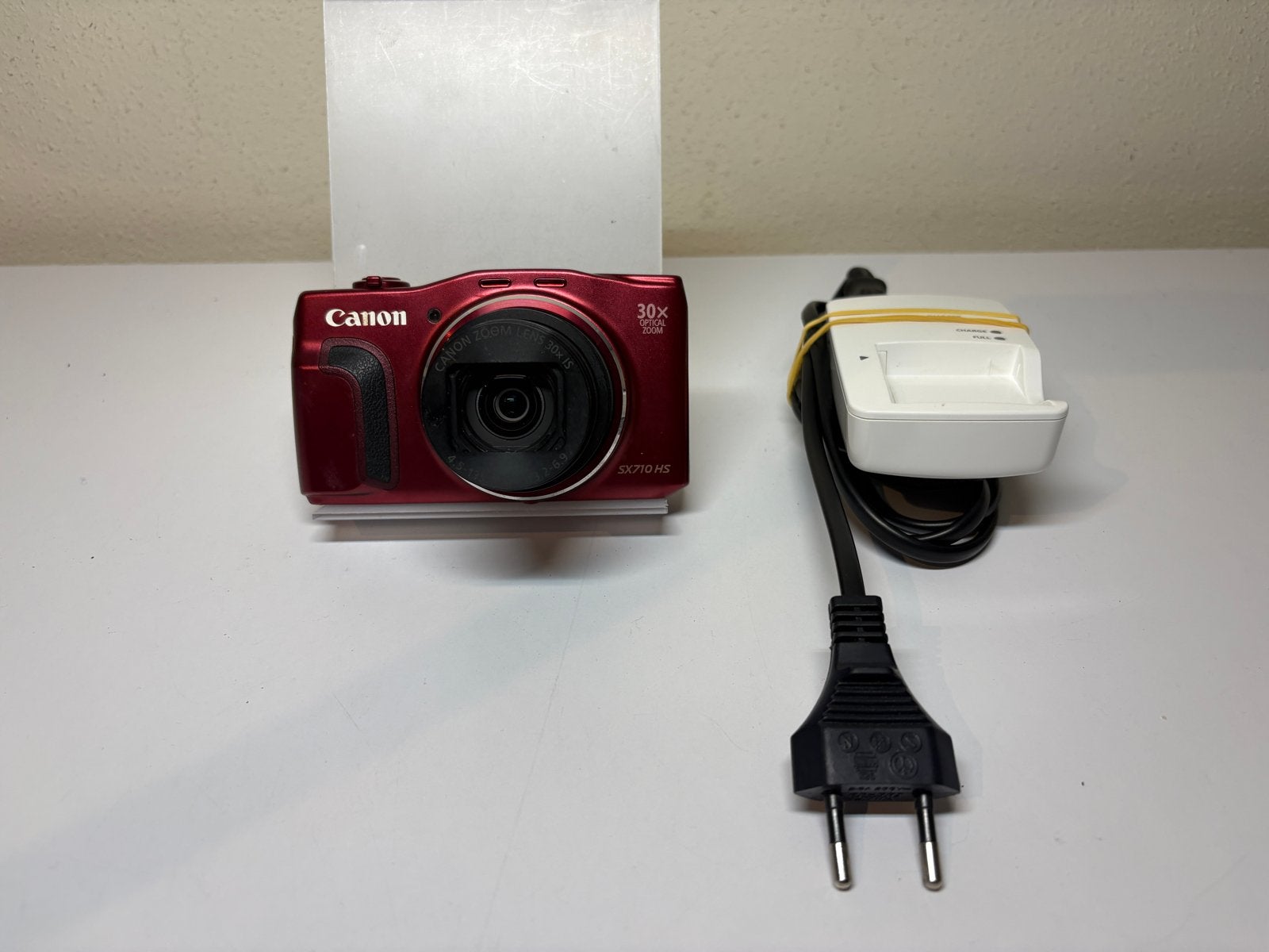 Canon PowerShot SX710 HS Compactcamera Rood, Ingebouwde flitser, Gebruikt, Canon, Oplader