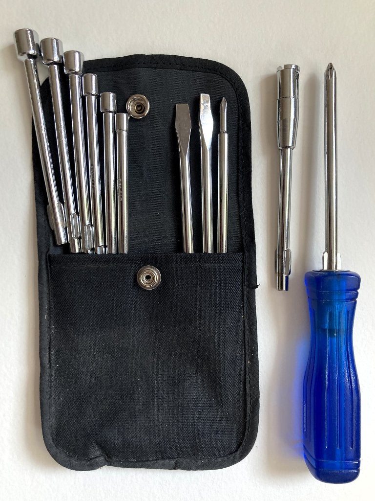 gereedschapset in etui, dopsleutels in Engelse maten, Ophalen of Verzenden, Nieuw, Gereedschapsset, Overige merken