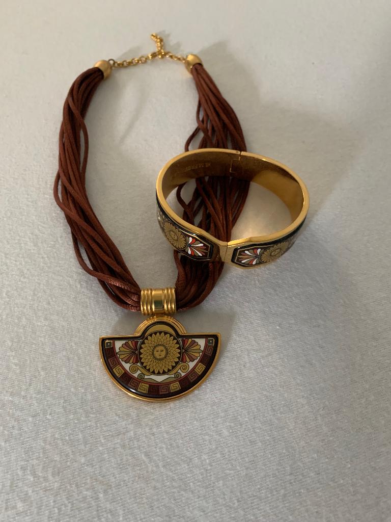 Mooie Frey Wille Ketting met bijpassende armband, Overige kleuren, Ophalen of Verzenden, Zo goed als nieuw, Overige materialen