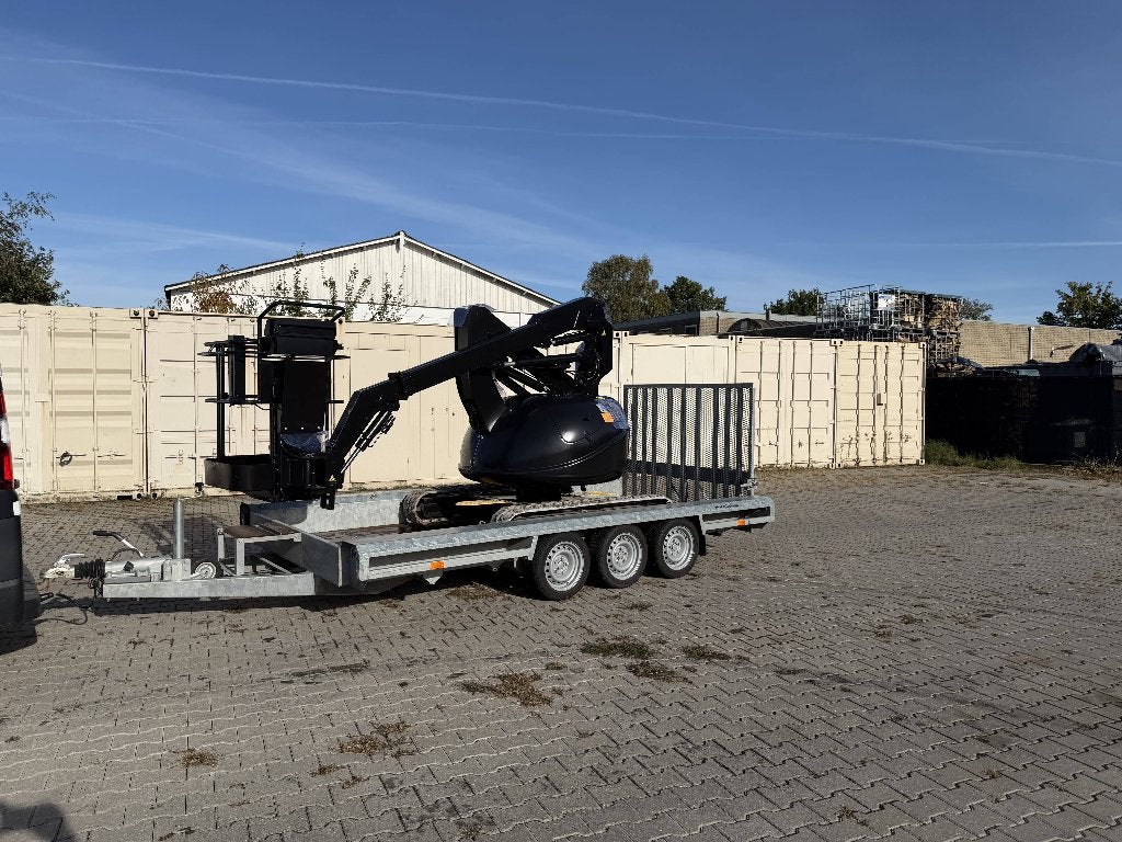 Nagano NUL070R-2 rupshoogwerker met machinetransporter, Ophalen, Graafmachine