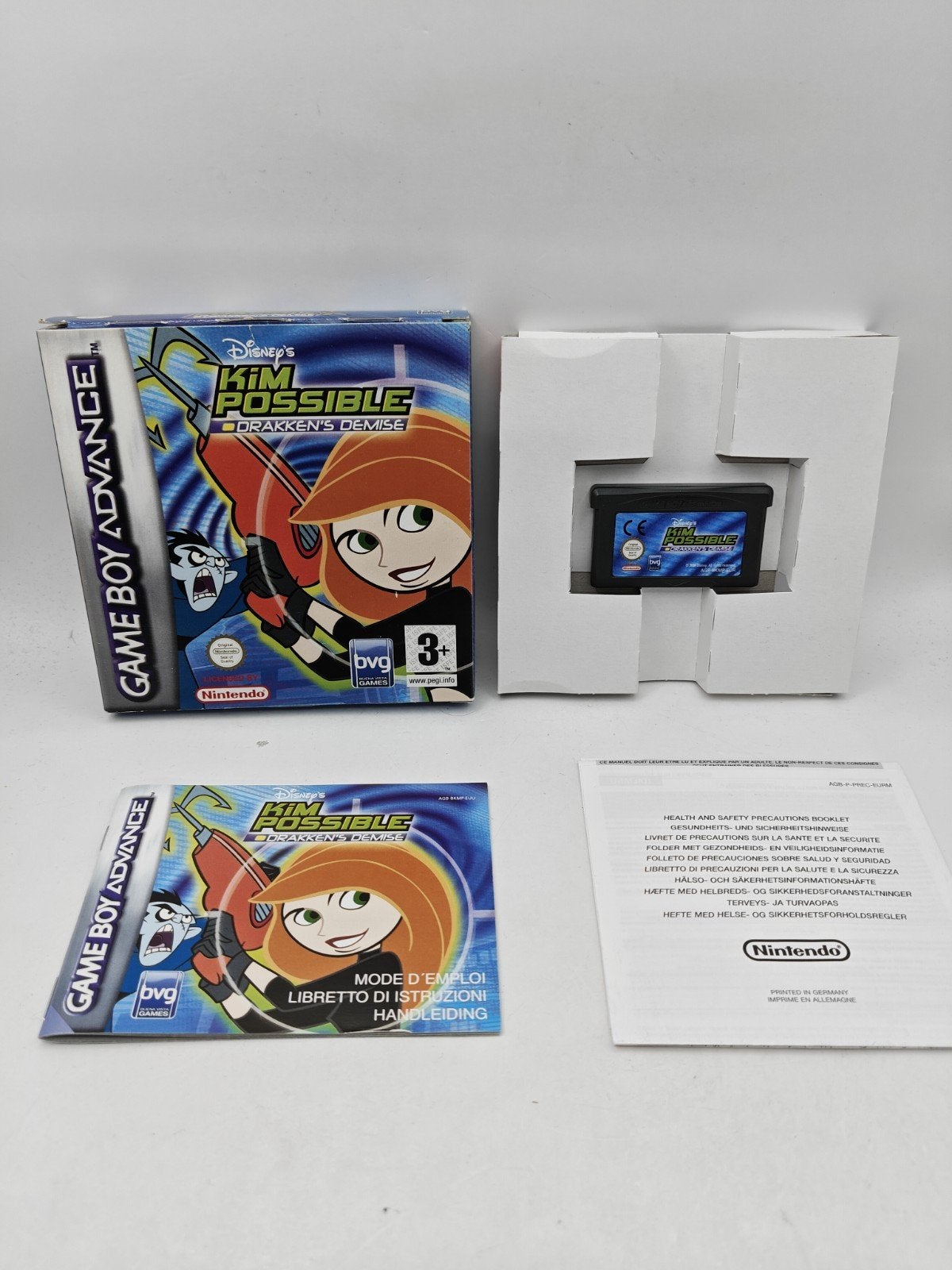 Kim Possible 2: Drakken's Demise - Gameboy Advance CIB, Nintendo of Europe GmbH, Goldsteinstr. 235, 60528 Frankfurt am Main, Germany