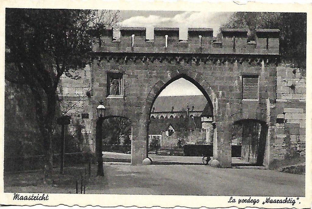 Maastricht- -Poort Waarachtig., Verzenden, 1940 tot 1960, Ongelopen, Limburg