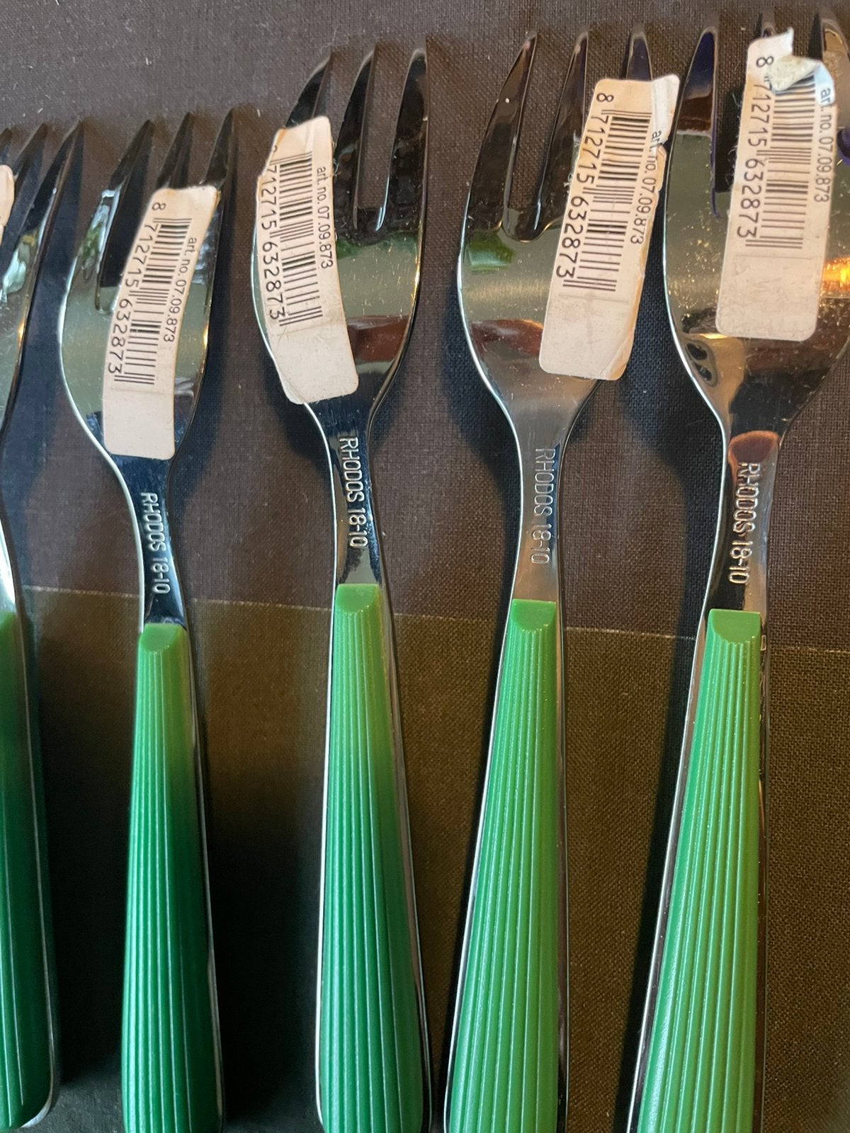 RVS Rhodos 4 x messen, 5 x vorken. Nieuw, Ophalen of Verzenden, Nieuw, Rvs of Chroom
