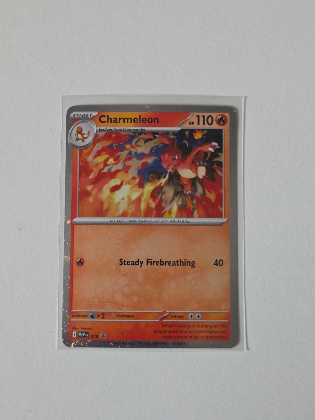 Charmeleon - MEP 79, Ophalen of Verzenden, Nieuw, Losse kaart, Foil