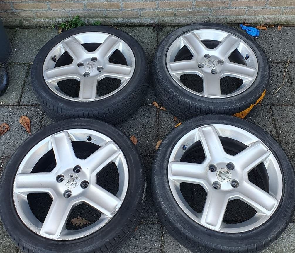 Peugeot 206 4x108 challenger velgen, Ophalen of Verzenden