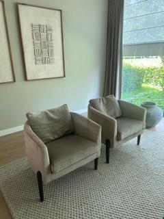 Beige Passe Partout Tantan fauteuils (nagenoeg nieuw), Ophalen, Minder dan 75 cm, Nieuw, Elegant, natuurlijk voor moderne als klassieke woonstijl