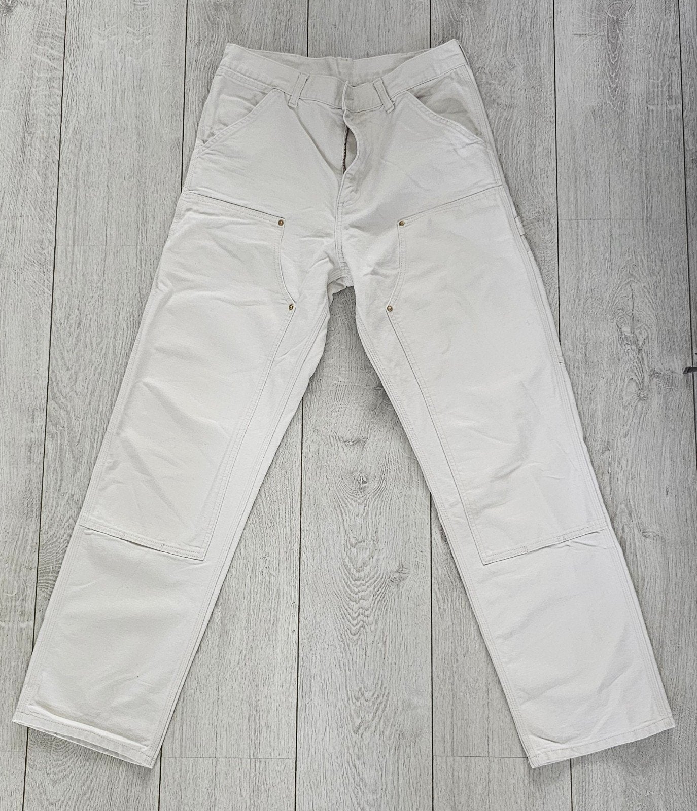 Carhartt double knee pant 29x32, Beige, Overige maten, Ophalen of Verzenden, Gedragen