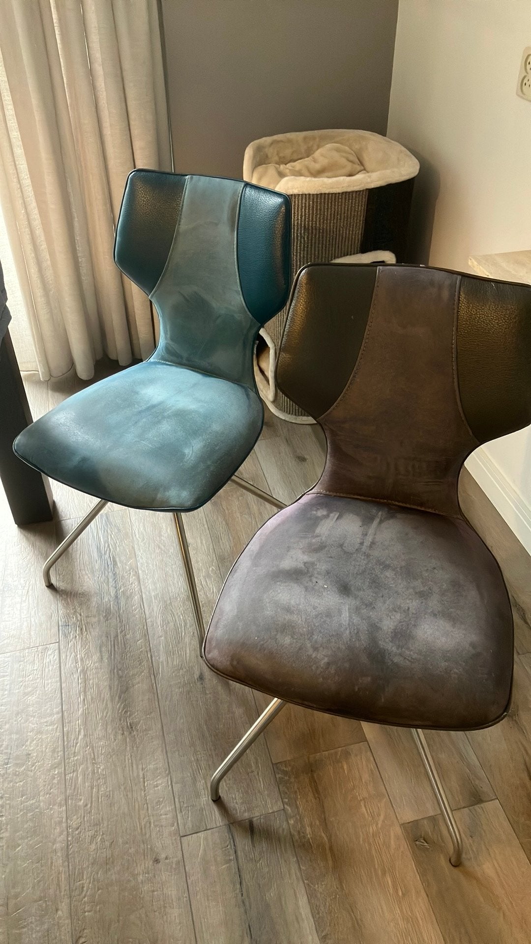 Eetkamerstoelen 6 stuks Xooon. Gratis, Ophalen, Gebruikt, Vijf, Zes of meer stoelen, Overige kleuren