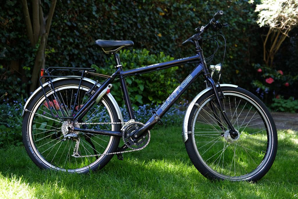 Santos Travelmaster 2.6 Alu, 49cm, 26 inch, Velgrem, 49 tot 53 cm, Zo goed als nieuw