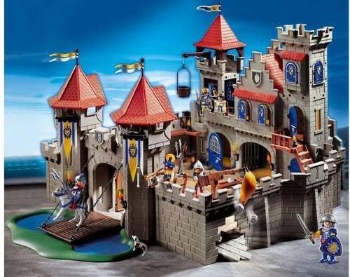 Playmobil ridderkasteel groot 3268, Ophalen, Gebruikt