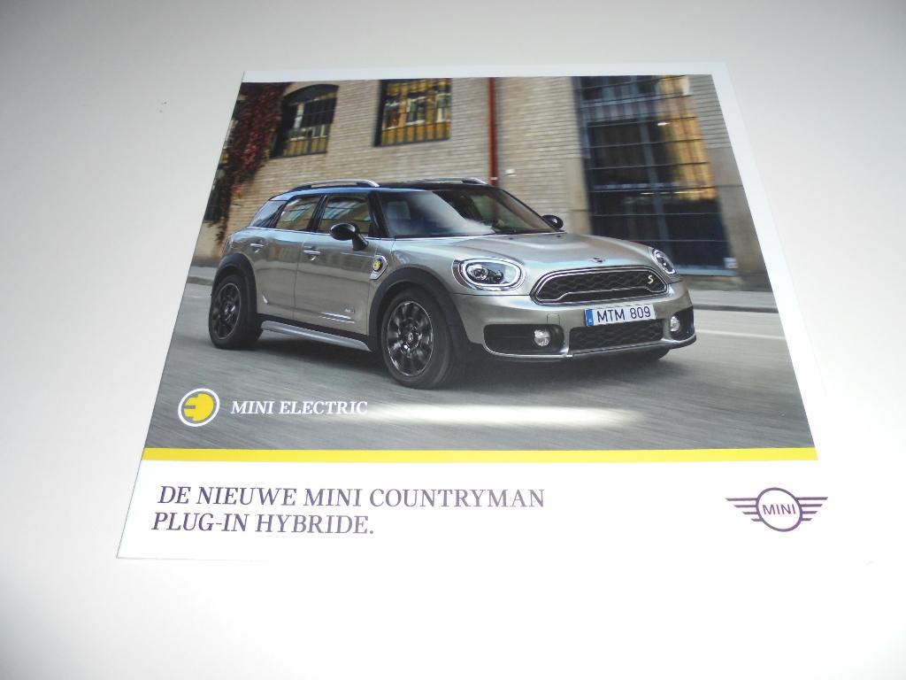 brochure Mini Countryman Plug-In Hybride 2017, Ophalen of Verzenden, Nieuw, Overige merken